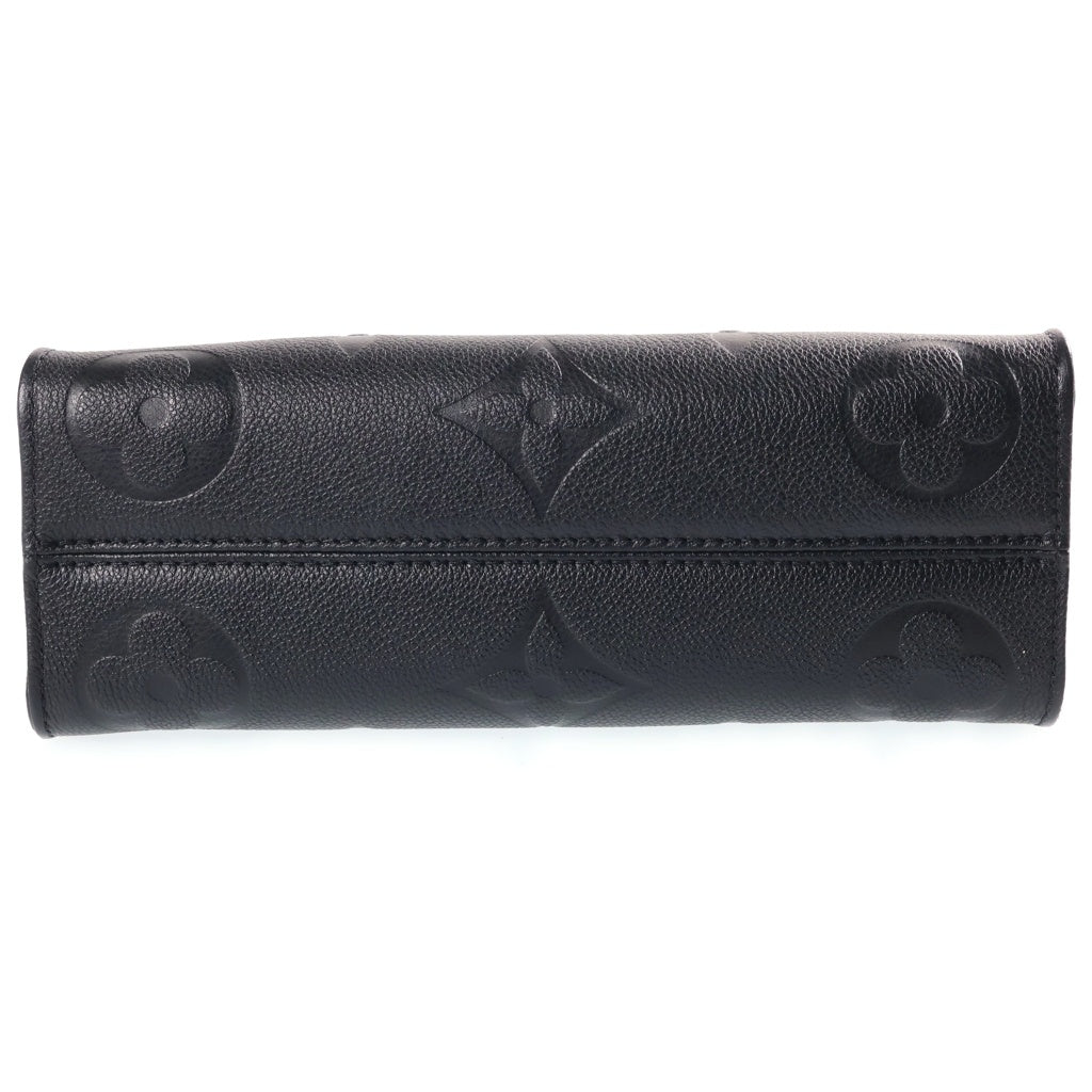 LOUIS VUITTON(ルイヴィトン) モノグラムアンプラント オンザゴーEW ハンドバッグ ブラック レザー RFID M23640 レディース