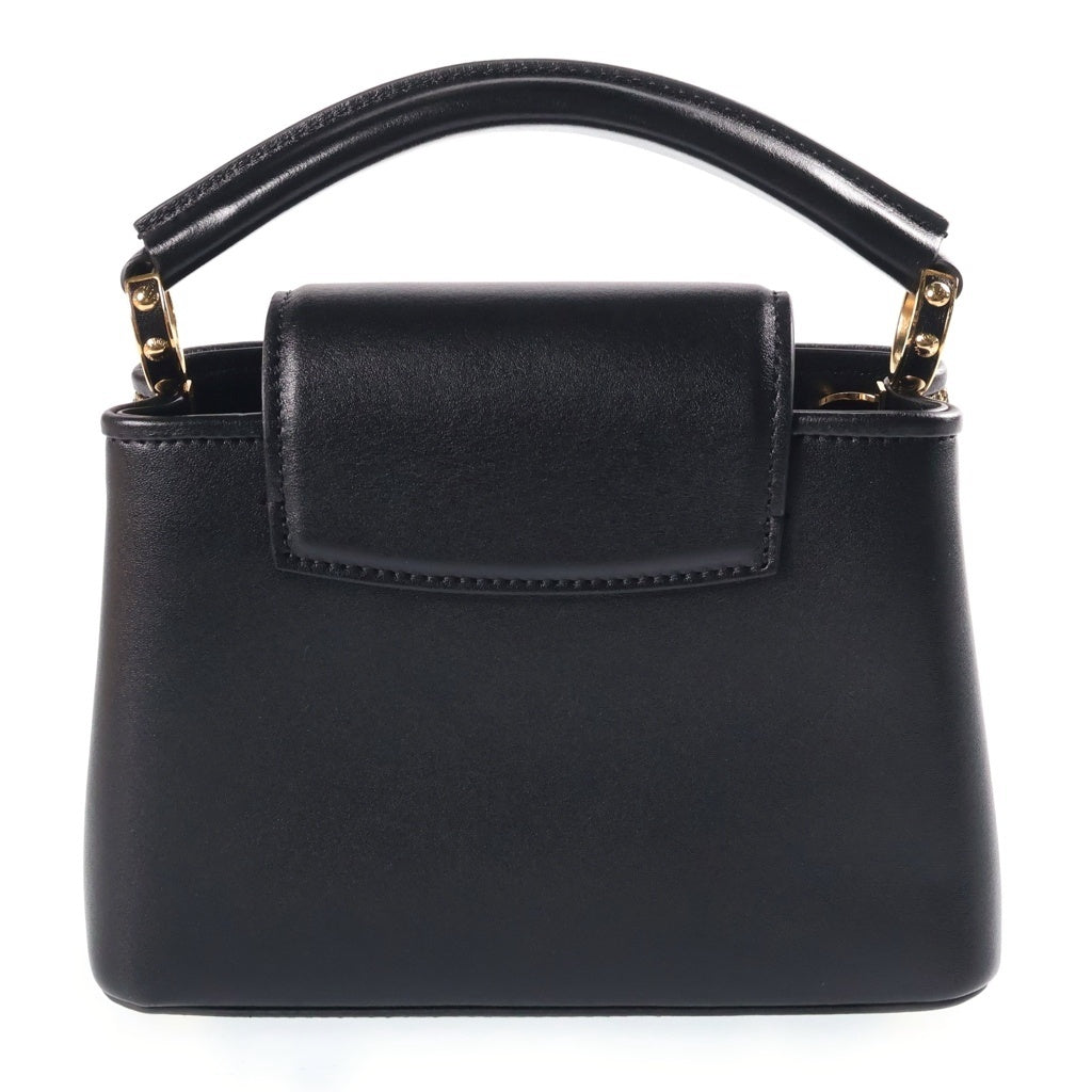 LOUIS VUITTON(ルイヴィトン) カプシーヌMINI ラインストーン スパンコール ハンドバッグ ノワール トリヨンレザー NZ1130 レディース