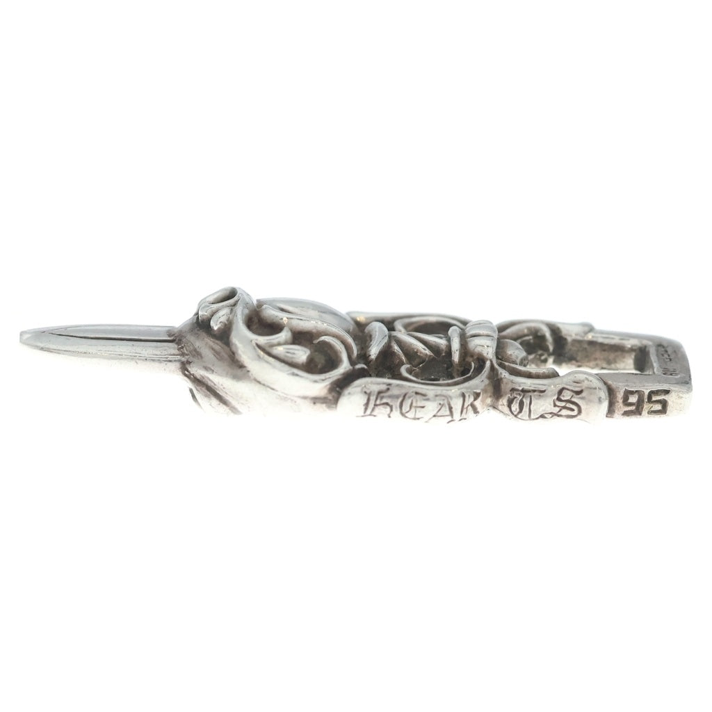 CHROME HEARTS(クロムハーツ) DAGGER HEART ダガーハート ペンダントトップ シルバー BCA243