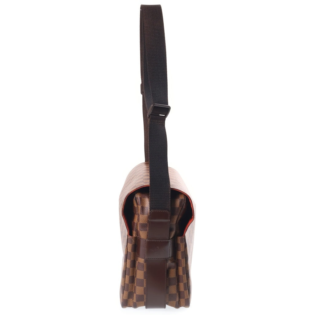 LOUIS VUITTON(ルイヴィトン) ダミエ ナヴィグリオ PVC レザー メッセンジャー ショルダーバッグ ブラウン N45255 レディース