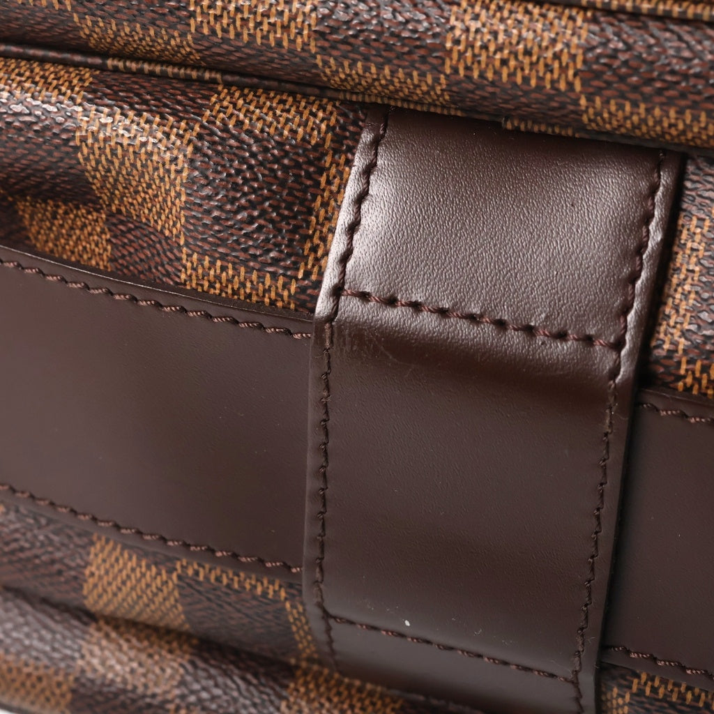 LOUIS VUITTON(ルイヴィトン) ダミエ ナヴィグリオ PVC レザー メッセンジャー ショルダーバッグ ブラウン N45255 レディース