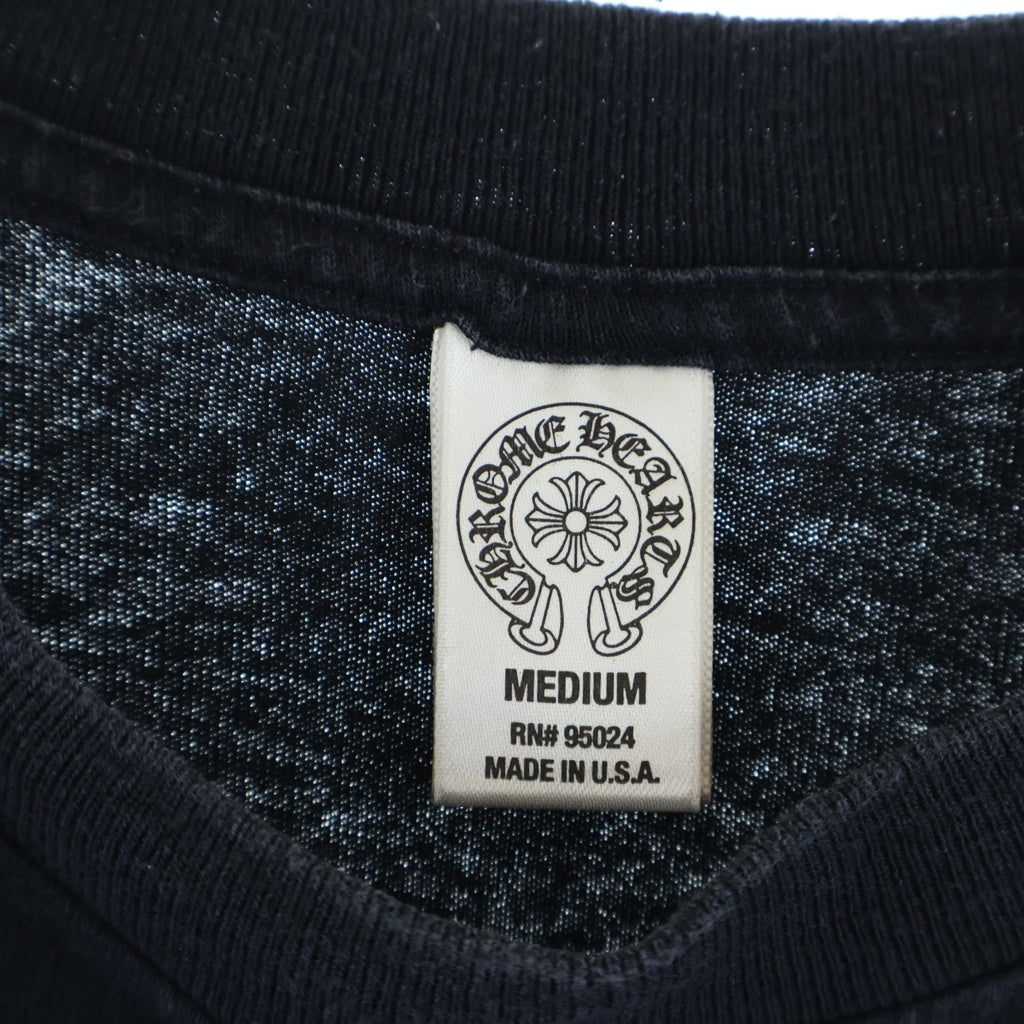 CHROME HEARTS(クロムハーツ) THREE CROSS S/S TEE スリークロス 半袖Tシャツ カットソー コットン ブラック