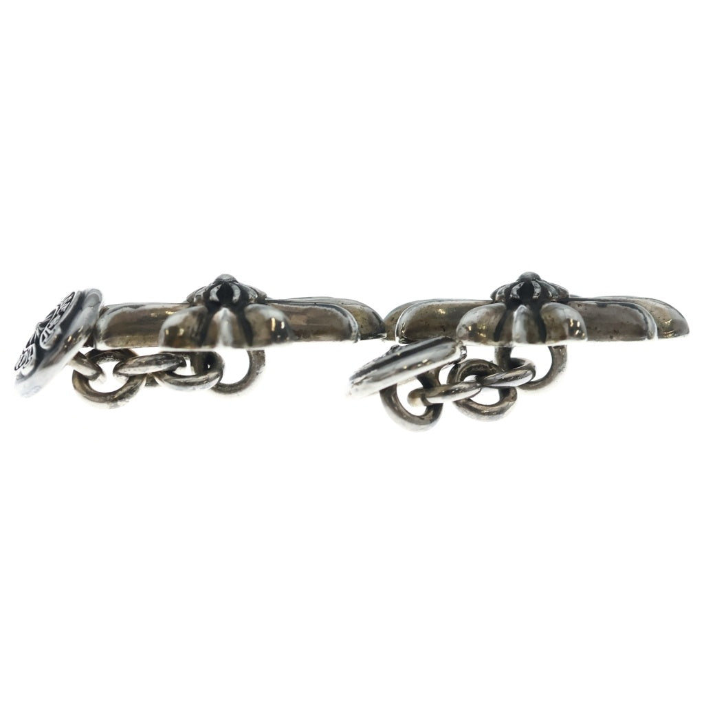 CHROME HEARTS(クロムハーツ) ダブルCHクロス カフスボタン カフリンクス シルバー