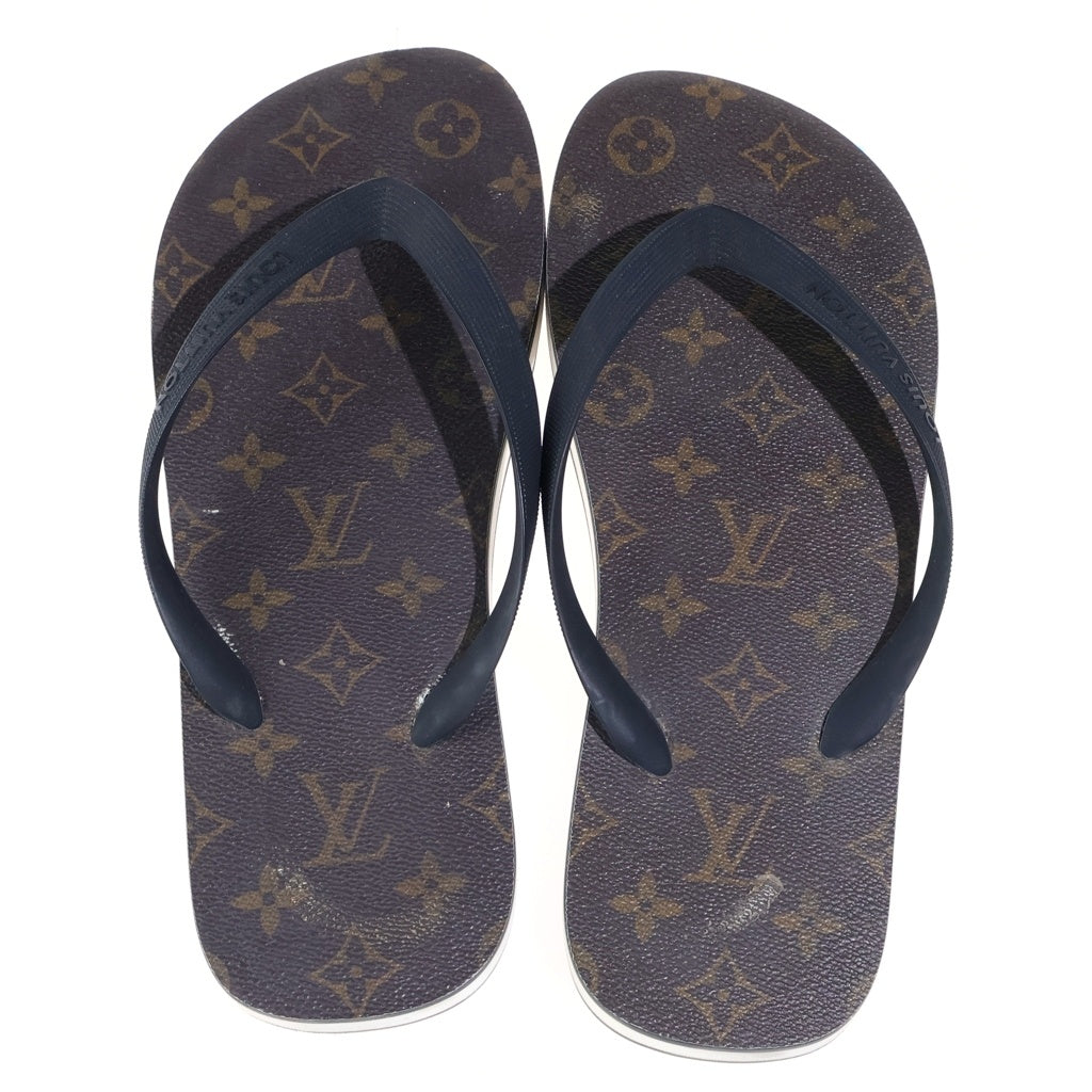 LOUIS VUITTON(ルイヴィトン) モリトールライン モノグラム ラバー ビーチ フラットサンダル ブラウン