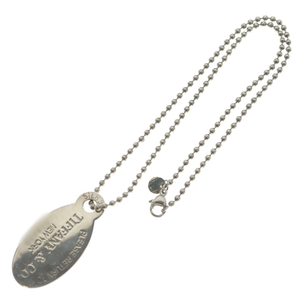 TIFFANY & Co.(ティファニー) リターントゥティファニー オーバル プレートネックレス シルバー Ag925 レディース