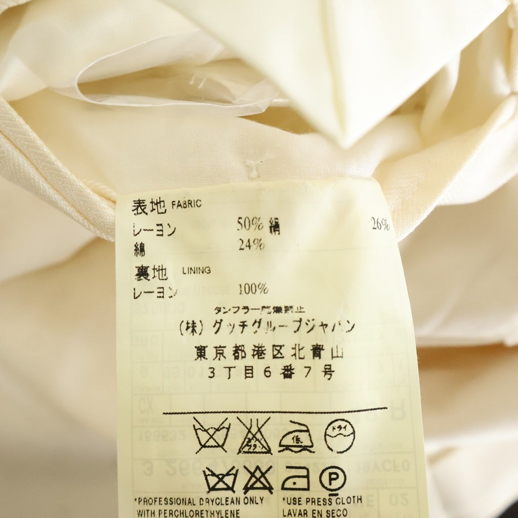 GUCCI(グッチ) セットアップ スーツ ホワイト レーヨン/コットン 34821