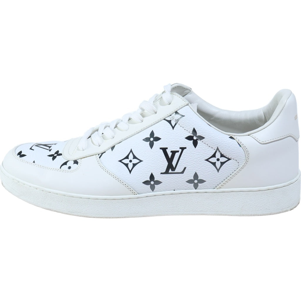 LOUIS VUITTON(ルイヴィトン) リヴォリ ライン モノグラム PVC レザー ローカットシューズ スニーカー ホワイト 1A7W9K レディース