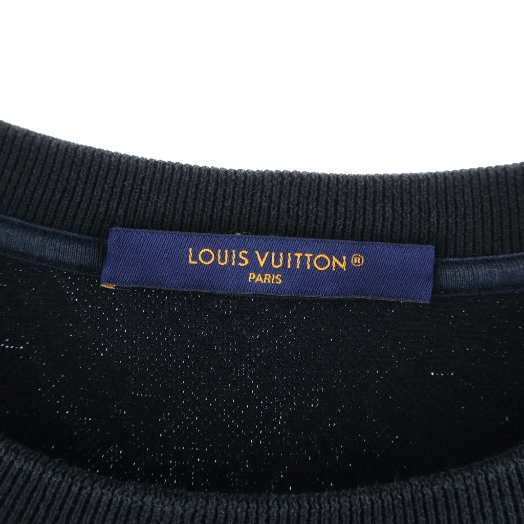 LOUIS VUITTON(ルイヴィトン) 24SS モノグラム ポケット 半袖 Tシャツ カットソー ブラック RM241MQ TCL HQY41W