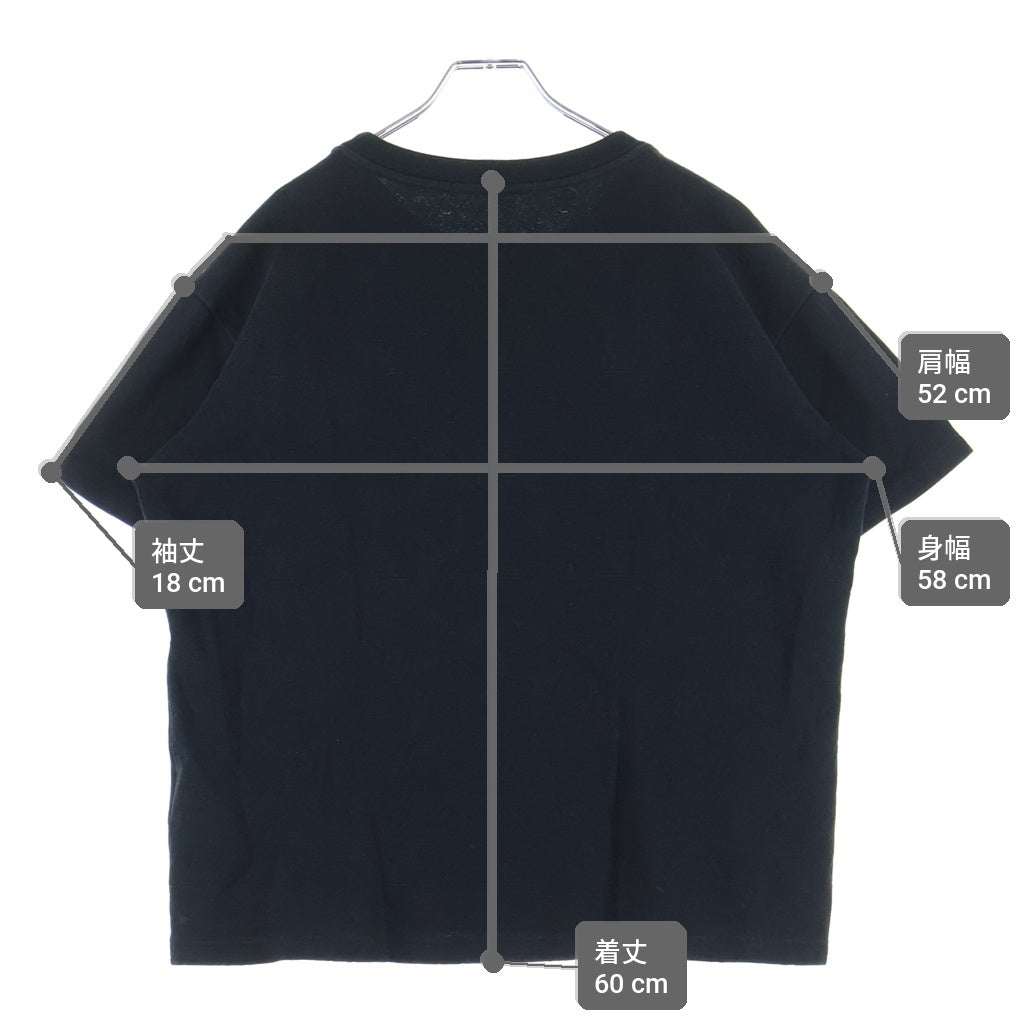 LOUIS VUITTON(ルイヴィトン) 24SS モノグラム ポケット 半袖 Tシャツ カットソー ブラック RM241MQ TCL HQY41W
