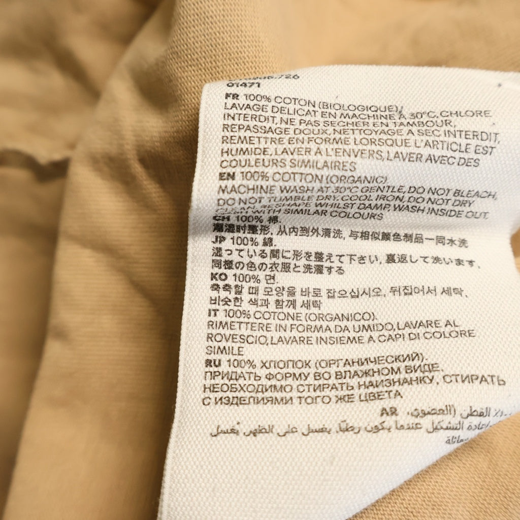 ami(アミ) Ami De Coeur アミ ドゥ クール ハートロゴ刺繍 ロングスリーブ 長袖Tシャツ カットソー ベージュ UTS205726
