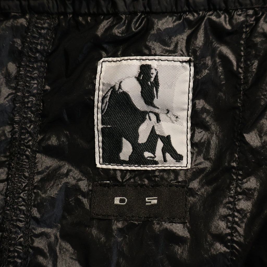 Rick Owens DRKSHDW(リックオウエンス ダークシャドウ) 15SS DRAWSTRING LONG ドローストリング サルエルパンツ ブラック DU15S9374-NA