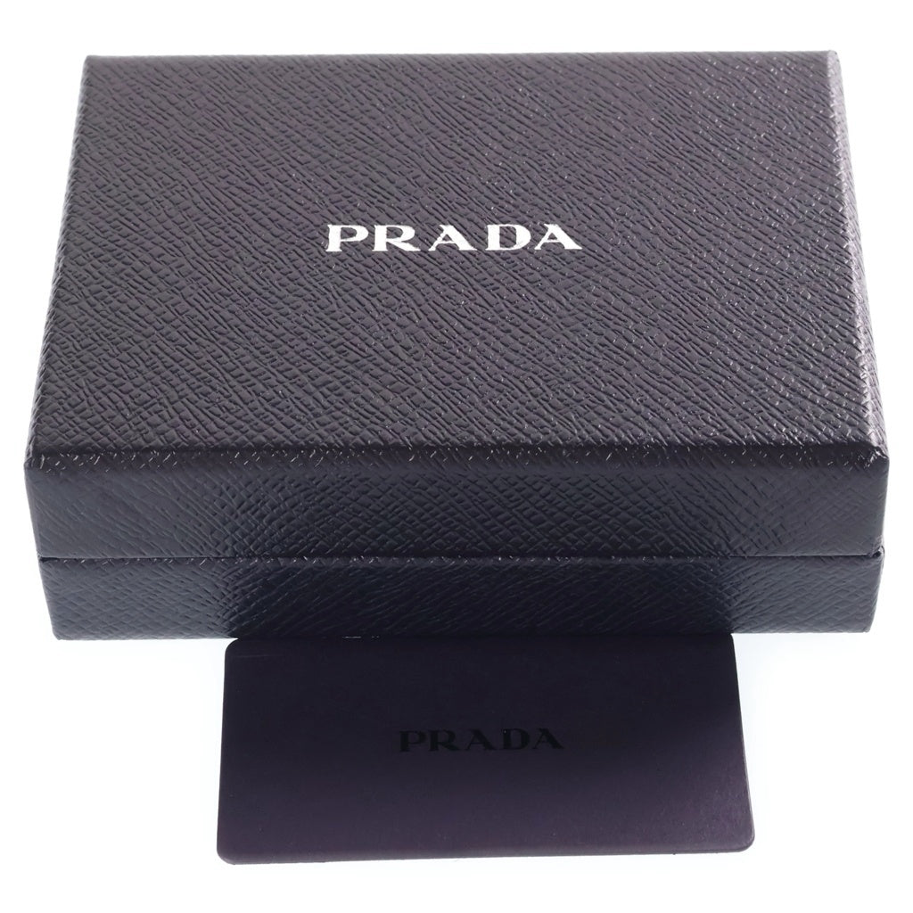 PRADA(プラダ) サフィアーノ ラウンドファスナー 財布 ブラック レザー 1MM268 レディース