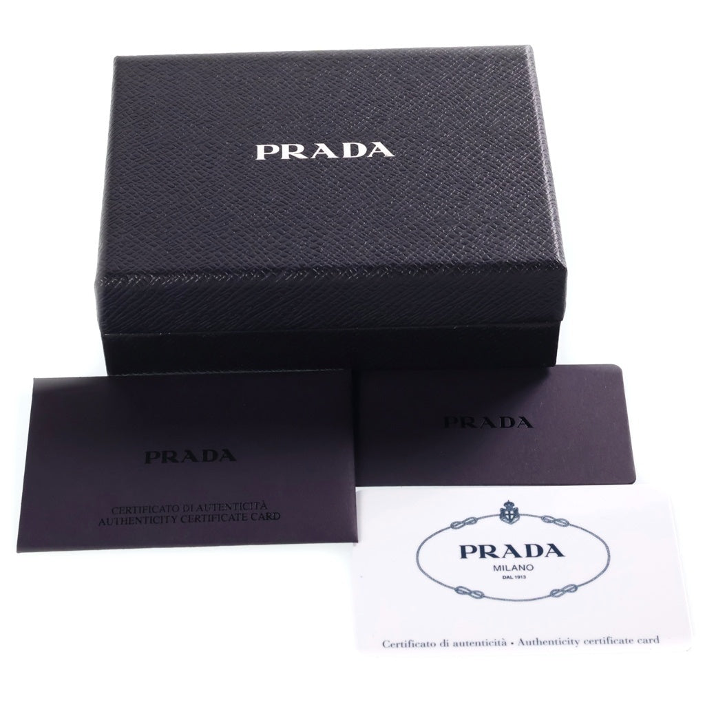 PRADA(プラダ) サフィアーノ 名刺入れ カードケース ブラック レザー 1MC122