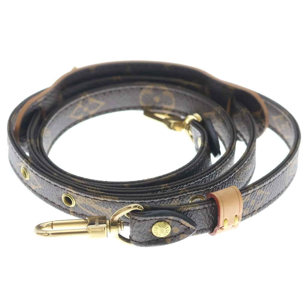 LOUIS VUITTON(ルイヴィトン) モノグラム ショルダーストラップ ブラウン レザー J52315 ゴールド金具