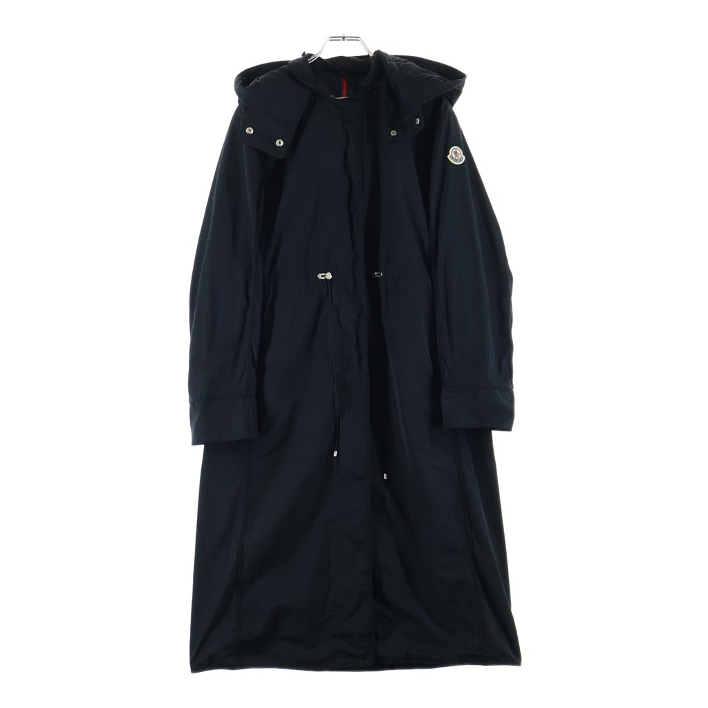 MONCLER(モンクレール) AQUILAIN GIUBBOTTO ロング コート フード付き ウインドブレーカー ブラック F10931C72500 C0726 レディース