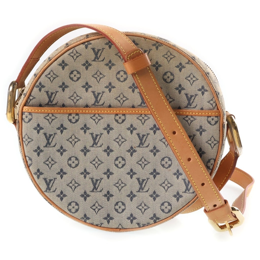 LOUIS VUITTON(ルイヴィトン) ジャンヌGM ショルダーバッグ ポシェット モノグラムミニ キャンバス レザー ブルー M92000 レディース