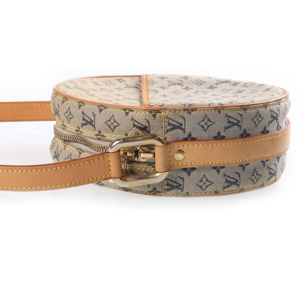 LOUIS VUITTON(ルイヴィトン) ジャンヌGM ショルダーバッグ ポシェット モノグラムミニ キャンバス レザー ブルー M92000 レディース