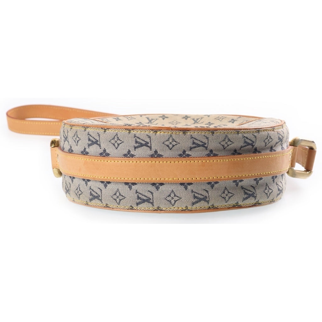 LOUIS VUITTON(ルイヴィトン) ジャンヌGM ショルダーバッグ ポシェット モノグラムミニ キャンバス レザー ブルー M92000 レディース