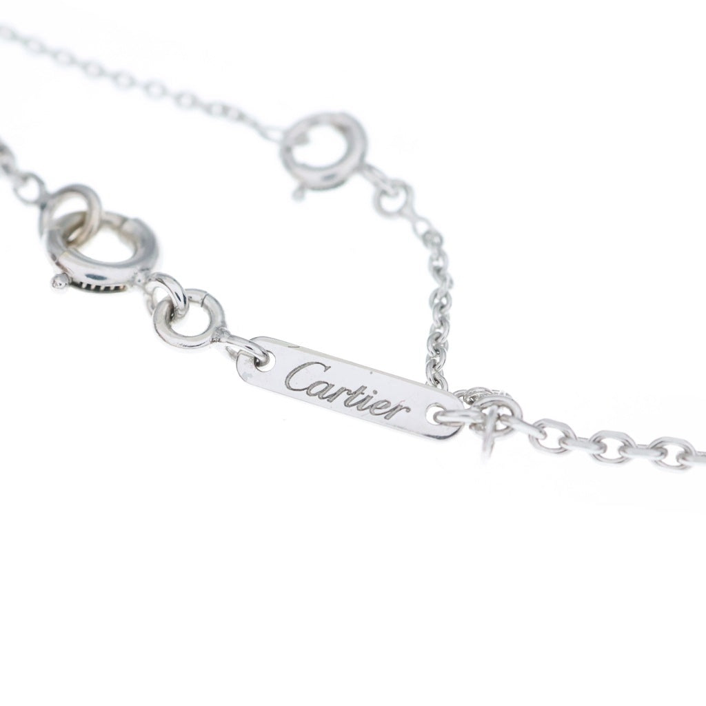 Cartier(カルティエ) Cハート ネックレス ペンダント K18WG ホワイトゴールド レディース