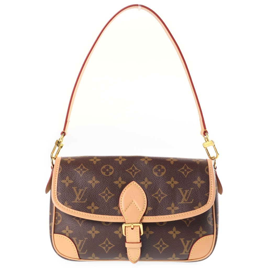 LOUIS VUITTON(ルイヴィトン) ディアヌNM PM ショルダーバッグ 2wey PVCレザー モノグラム ブラウン/フューシャピンク M46049 レディース