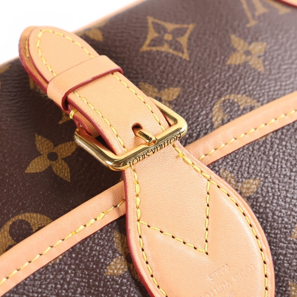 LOUIS VUITTON(ルイヴィトン) ディアヌNM PM ショルダーバッグ 2wey PVCレザー モノグラム ブラウン/フューシャピンク M46049 レディース