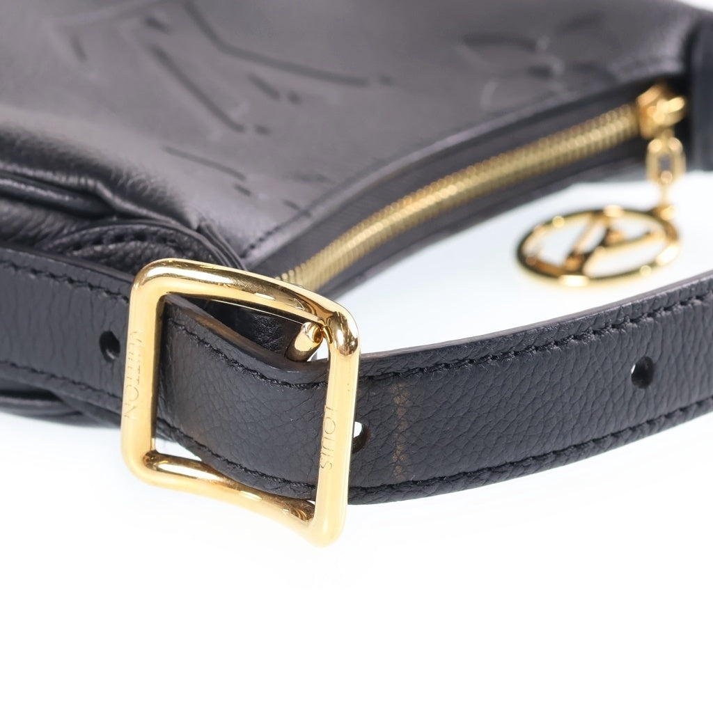 LOUIS VUITTON(ルイヴィトン) ミニムーン ハンドバッグ モノグラム アンプラント レザー ブラック M82391 レディース