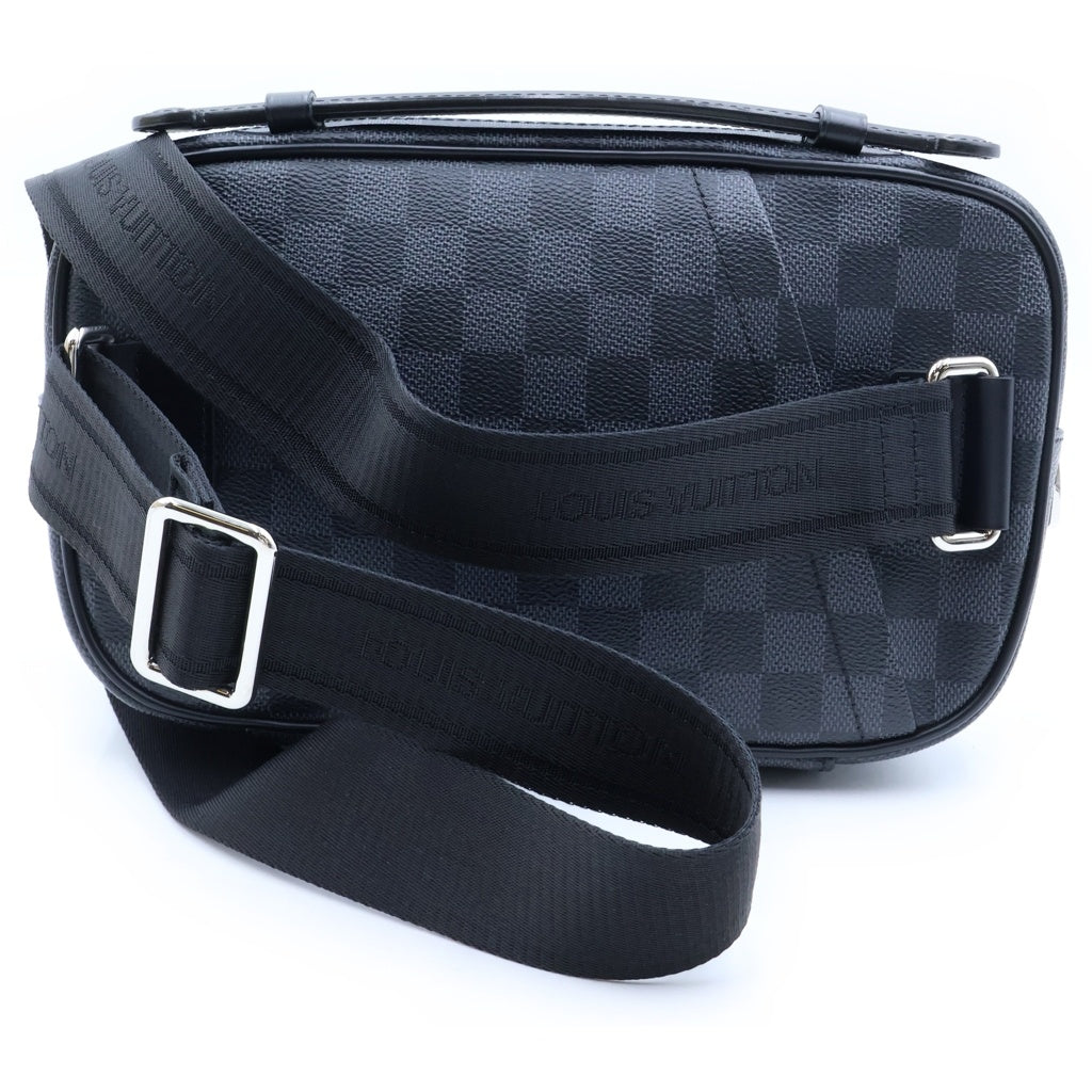 LOUIS VUITTON(ルイヴィトン) アンブレール ハンドバッグ ボディバッグ バムバッグ ダミエグラフィット レザー グレー N41289