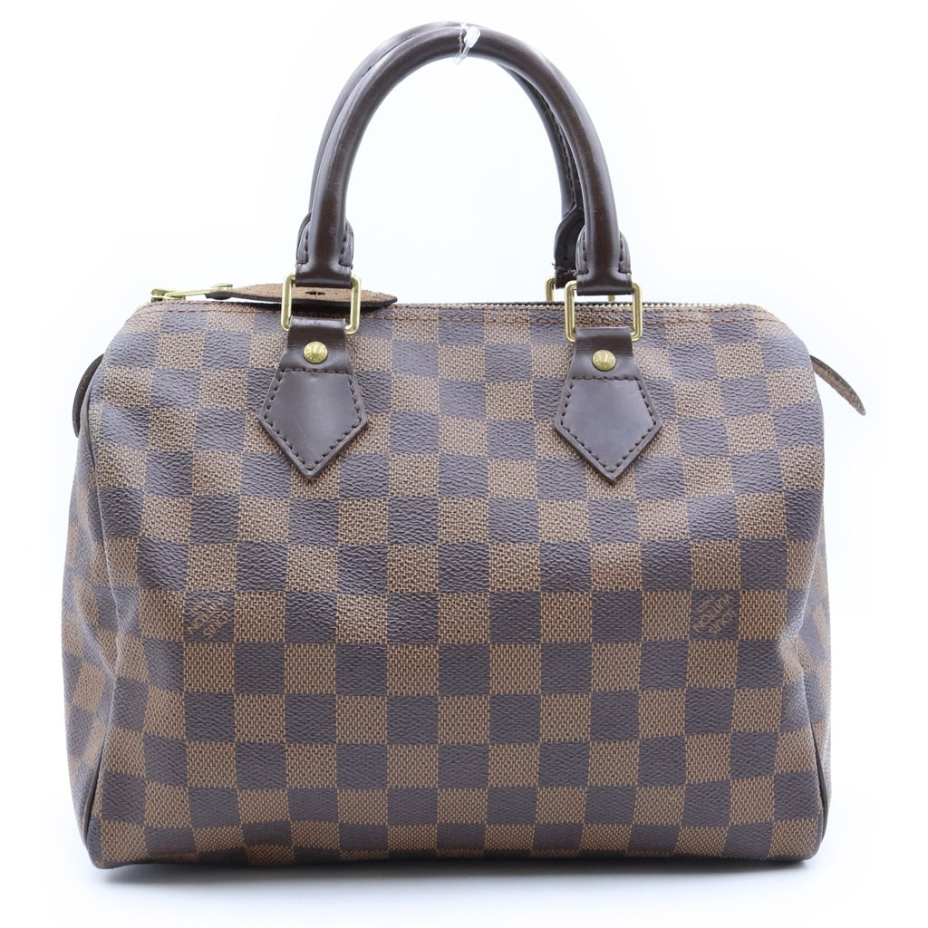 LOUIS VUITTON(ルイヴィトン) スピーディ 25 ハンドバッグ ダミエ PVCレザー ブラウン N41365 レディース