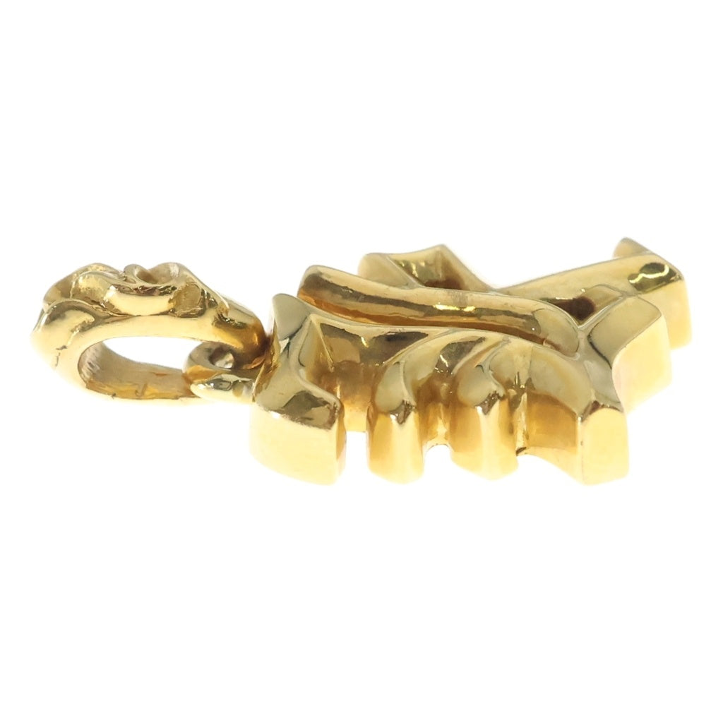 CHROME HEARTS(クロムハーツ) 22K ALPHABET CHARM アルファベットチャーム Kイニシャルチャーム ペンダントトップ ゴールド