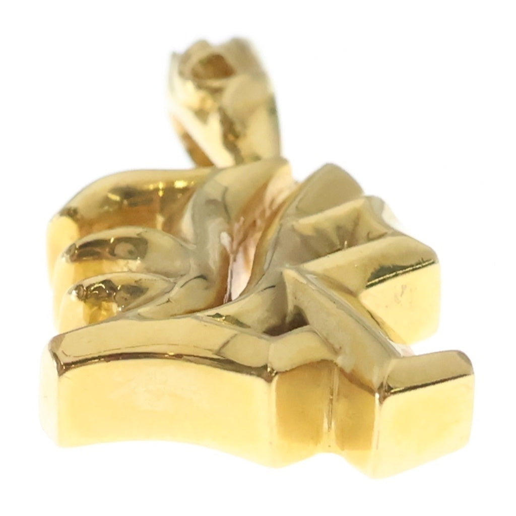 CHROME HEARTS(クロムハーツ) 22K ALPHABET CHARM アルファベットチャーム Kイニシャルチャーム ペンダントトップ ゴールド
