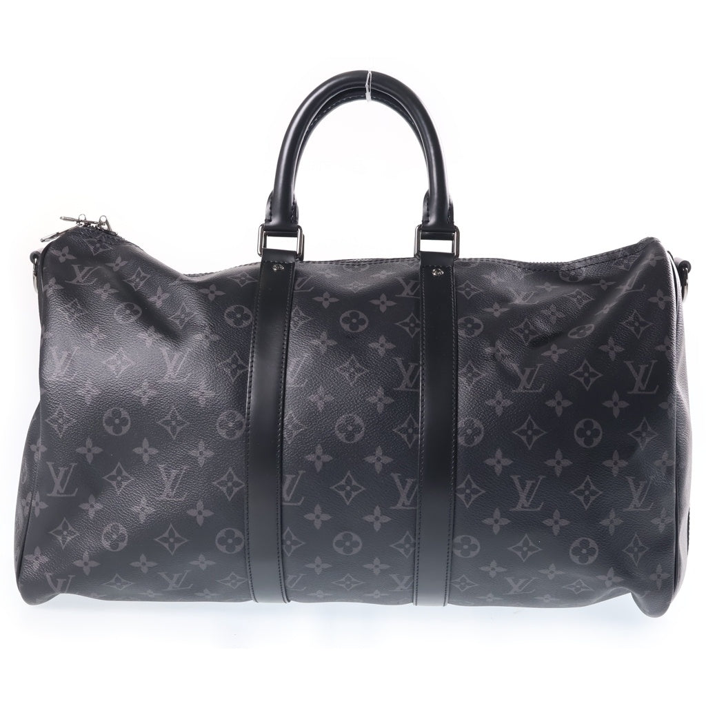 LOUIS VUITTON(ルイヴィトン) キーポル 45 バンドリエール ボストンバッグ モノグラム エクリプス レザー ブラック M40569 レディース