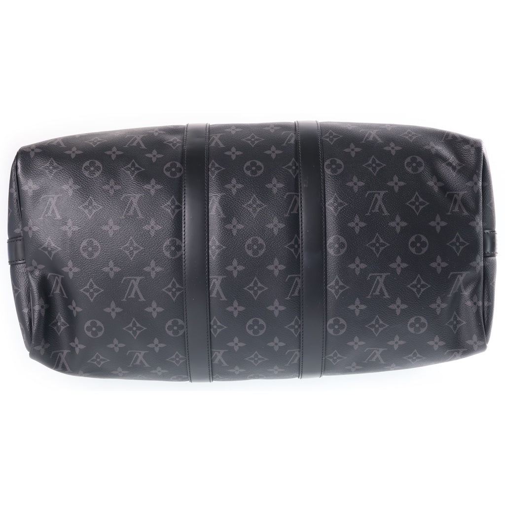 LOUIS VUITTON(ルイヴィトン) キーポル 45 バンドリエール ボストンバッグ モノグラム エクリプス レザー ブラック M40569 レディース