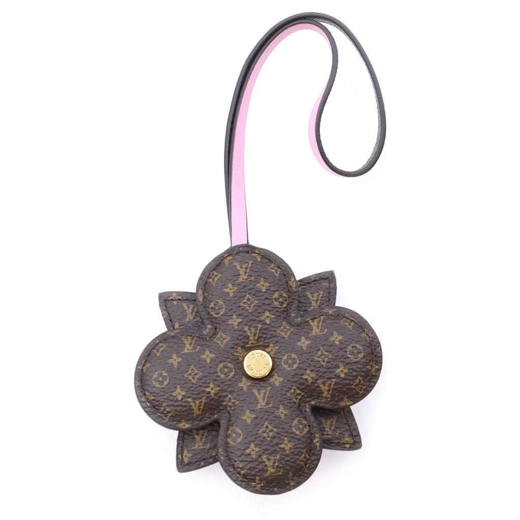 LOUIS VUITTON(ルイヴィトン) マイモノグラム レイヤーズ バックチャーム ブラウン×ピンク レザー×PVC M02135 レディース