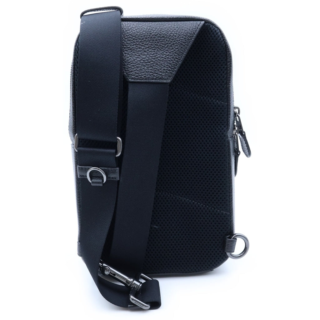 COACH(コーチ) ショルダーバッグ クロスボディ バッグ シグネチャー レザー ブラック CZ397 J2444 レディース