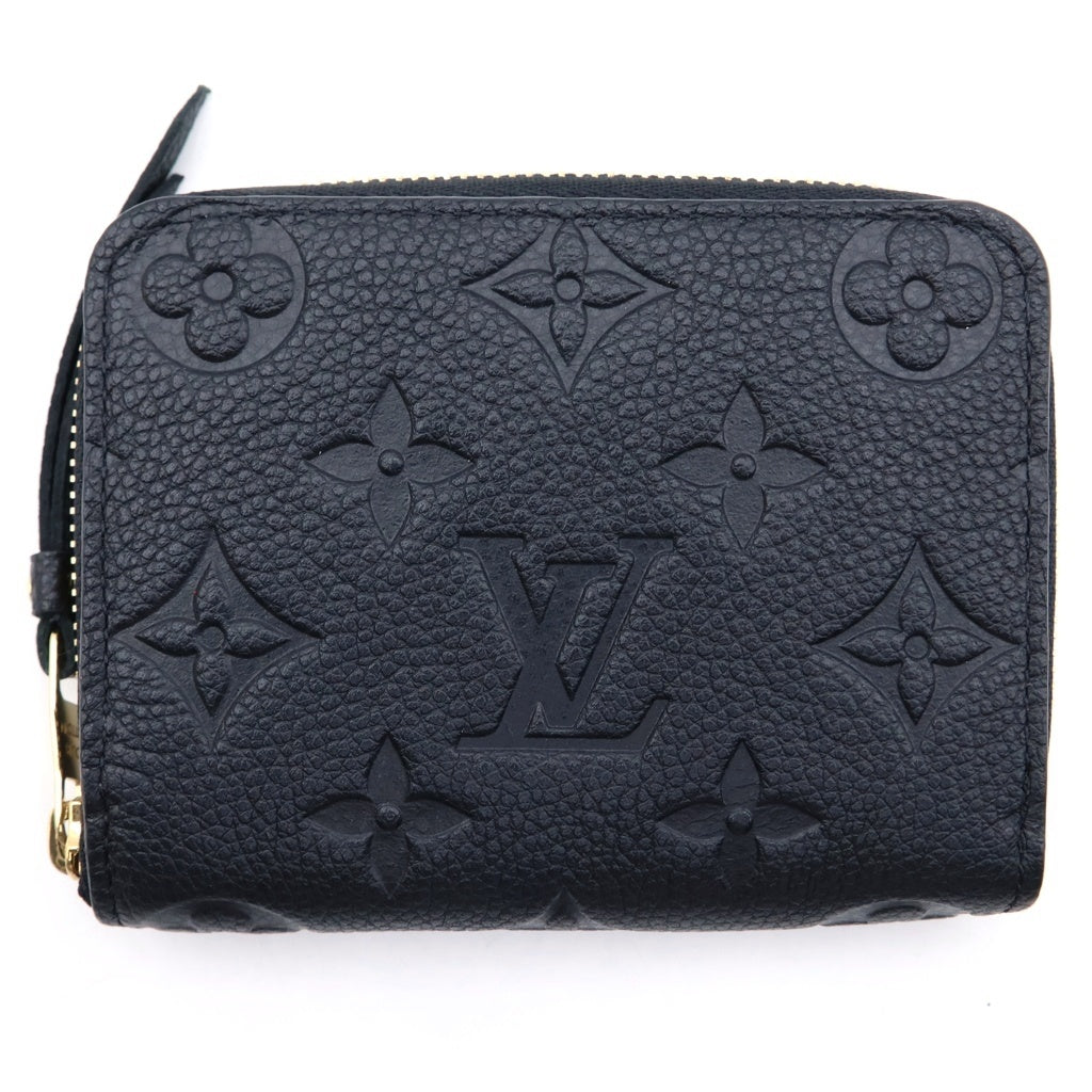 LOUIS VUITTON(ルイヴィトン) ジッピーコインパース コインケース 財布 モノグラム アンプラント ブラック M60574 レディース