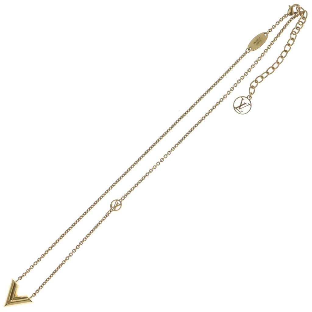 LOUIS VUITTON(ルイヴィトン) エセンシャルV ネックレス ペンダント チェーン ゴールド M00857 レディース