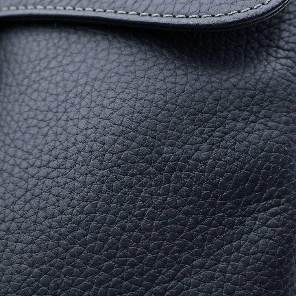 LOEWE(ロエベ) ロゴ ショルダーバッグ ブラック レザー レディース