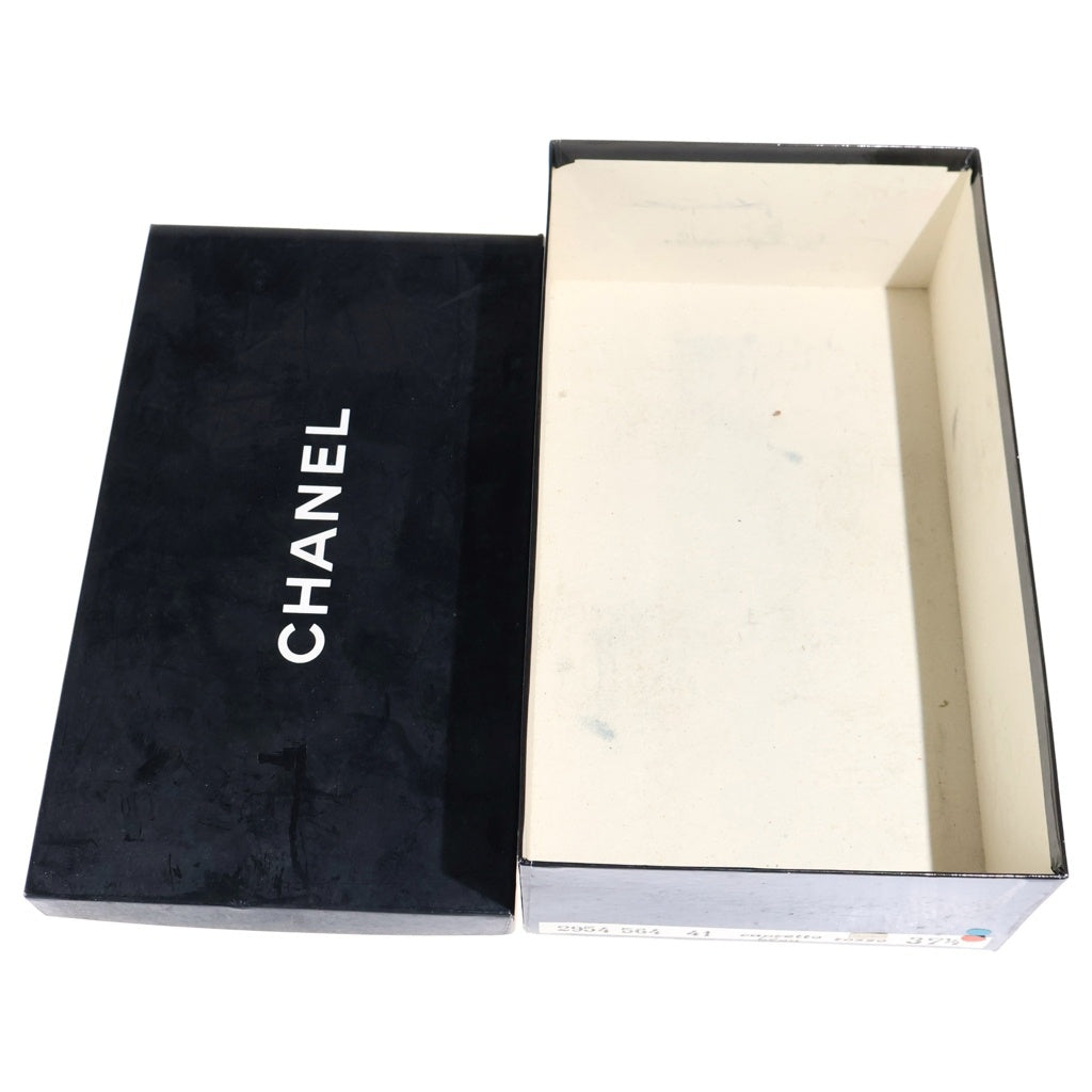 CHANEL(シャネル) パンプス バイカラー レザー ネイビー/レッド レディース