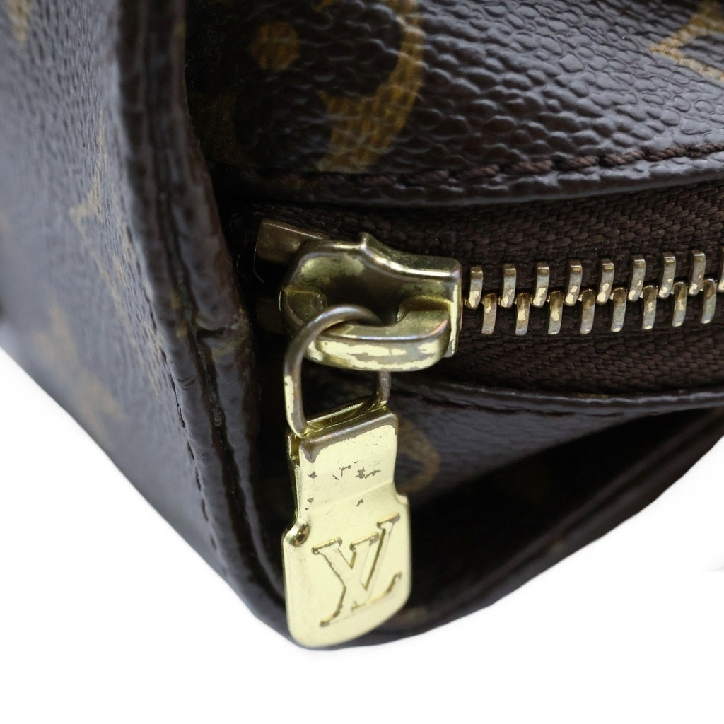 LOUIS VUITTON(ルイヴィトン) モノグラム ミュルティプリシテ ハンドバッグ トートバッグ ブラウン レザー×PVC M51162 ゴールド金具 レディース