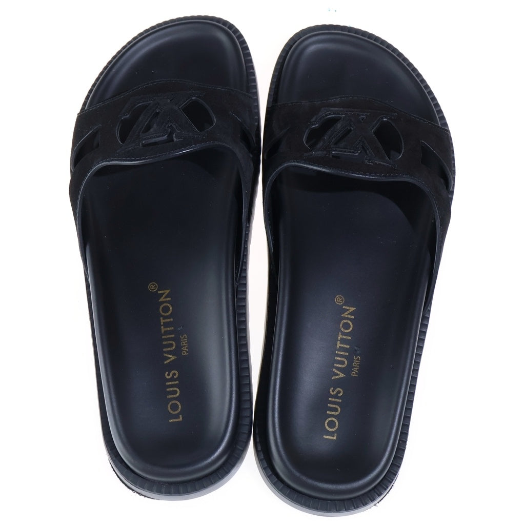 LOUIS VUITTON(ルイヴィトン) LVイソラライン スウェード サンダル ブラック MA0274