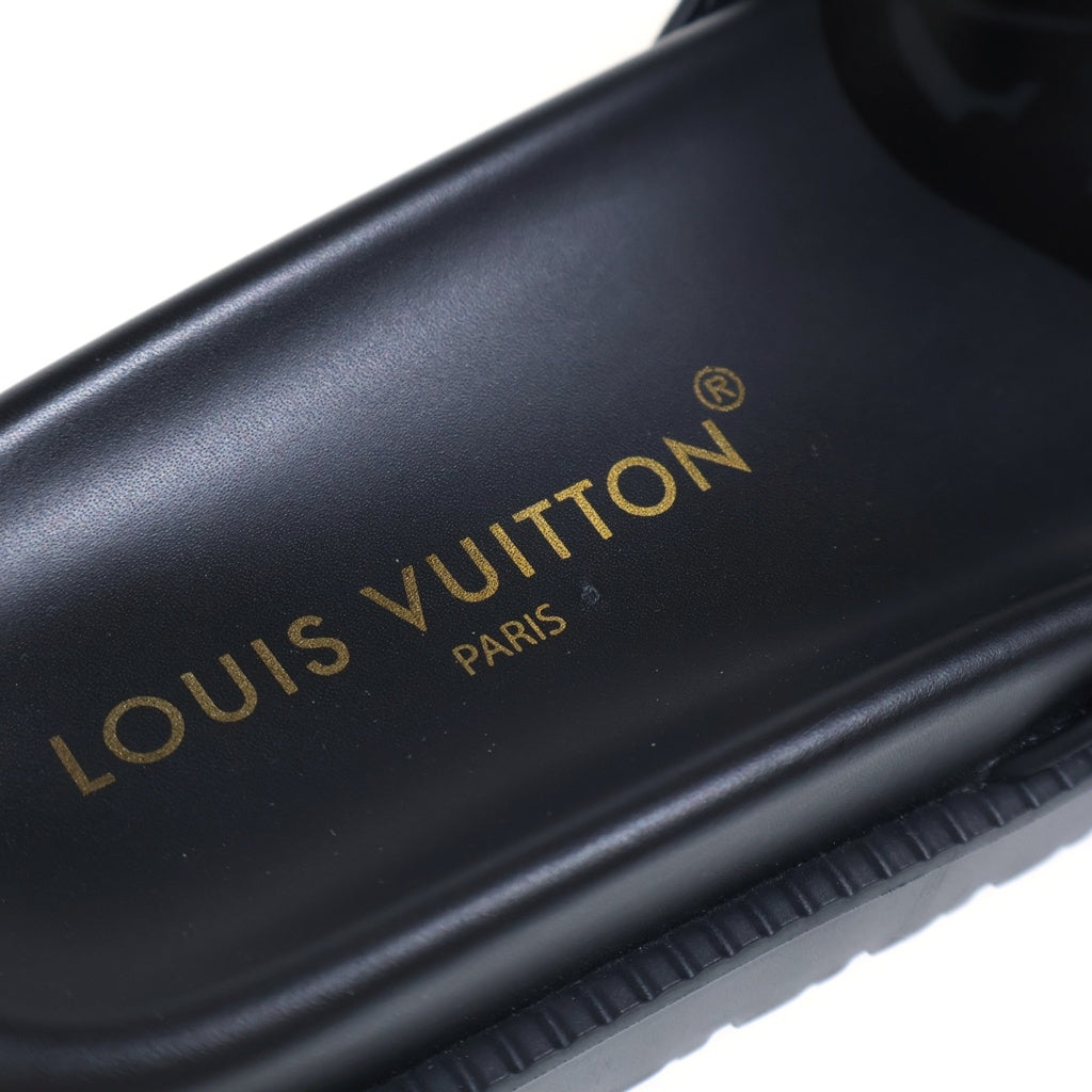 LOUIS VUITTON(ルイヴィトン) LVイソラライン スウェード サンダル ブラック MA0274