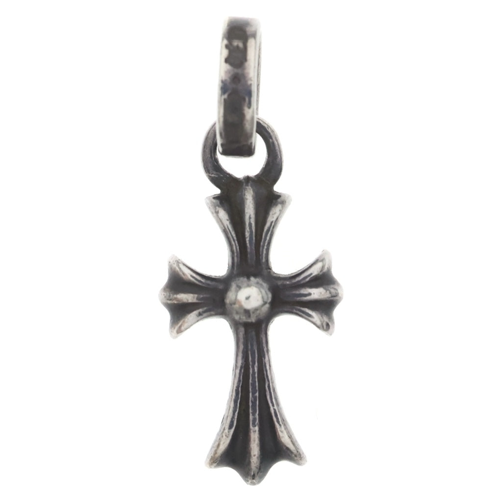 CHROME HEARTS(クロムハーツ) CRS BBYFAT P SAP ベイビーファットクロス PAVE ピンクサファイア ペンダントトップ シルバー