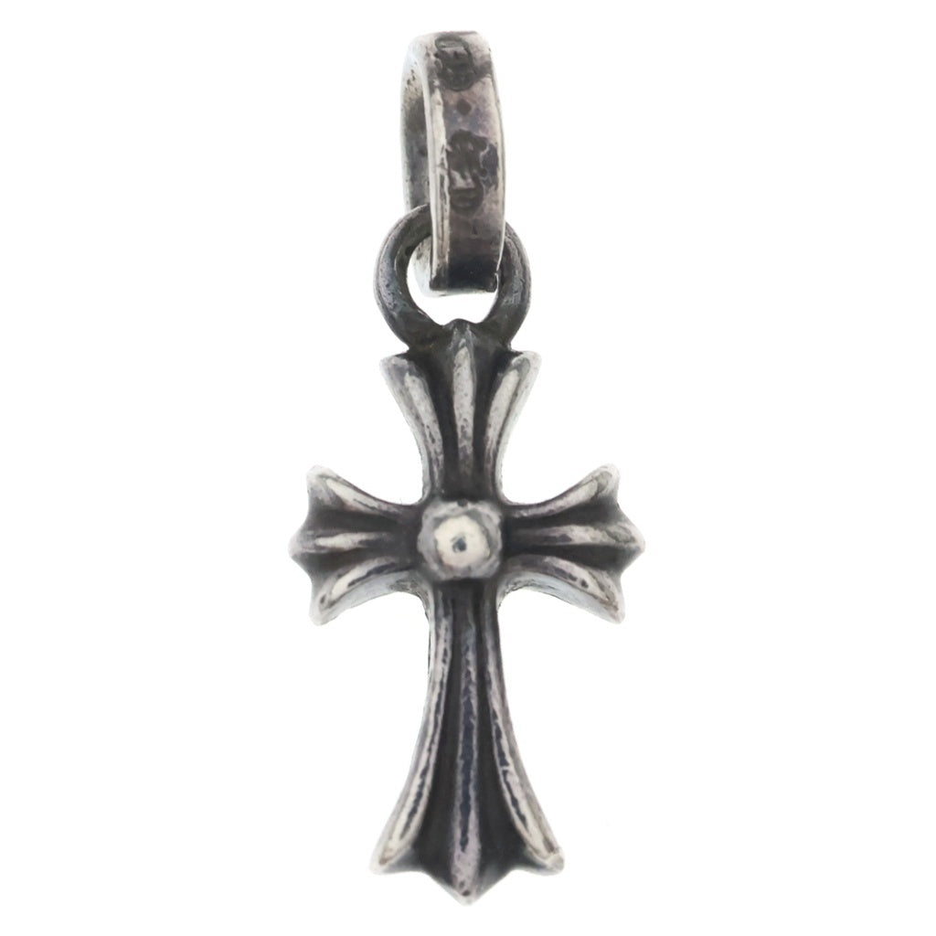 CHROME HEARTS(クロムハーツ) CRS BBYFAT P SAP ベイビーファットクロス PAVE ピンクサファイア ペンダントトップ シルバー