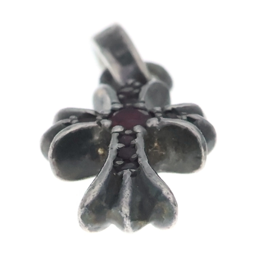 CHROME HEARTS(クロムハーツ) CRS BBYFAT P SAP ベイビーファットクロス PAVE ピンクサファイア ペンダントトップ シルバー