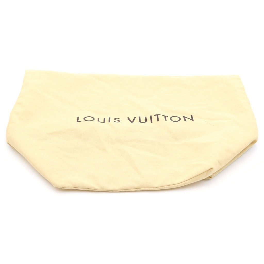 LOUIS VUITTON(ルイヴィトン) ダミエ ドゥオモ ハンドバッグ ブラウン レザー×PVC N60008 ゴールド金具 レディース