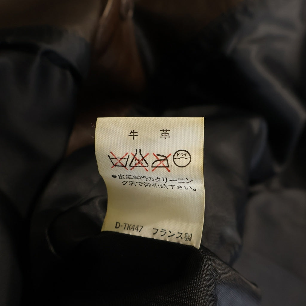 A.P.C(アーペーセー) レザー ジャケット アウター ブラウン/ブラック