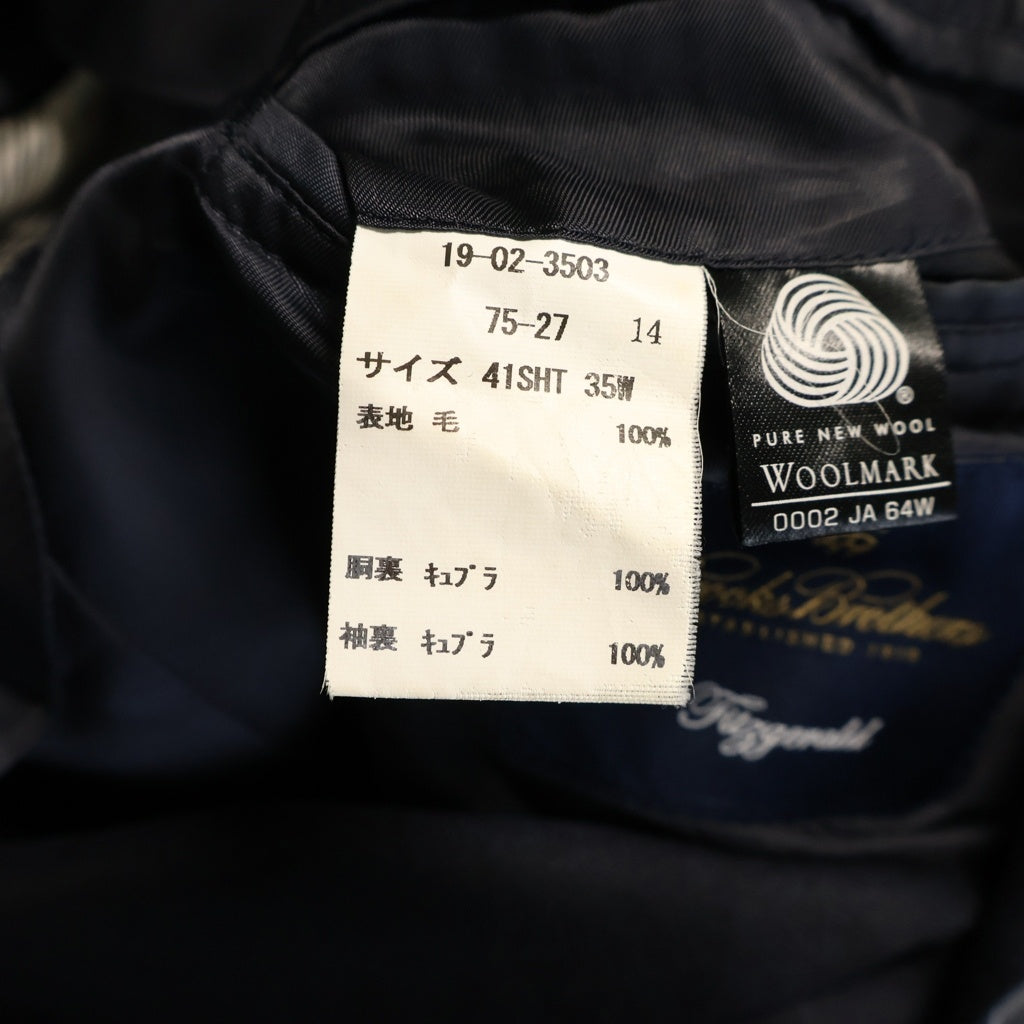 NO BRAND(ノーブランド) ブルックスブラザーズ スーツ セットアップ ウール ネイビー