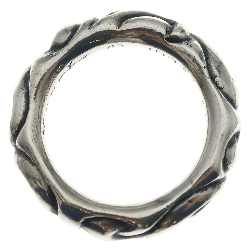 CHROME HEARTS(クロムハーツ) SCRL BAND スクロールバンド リング シルバー BCA351