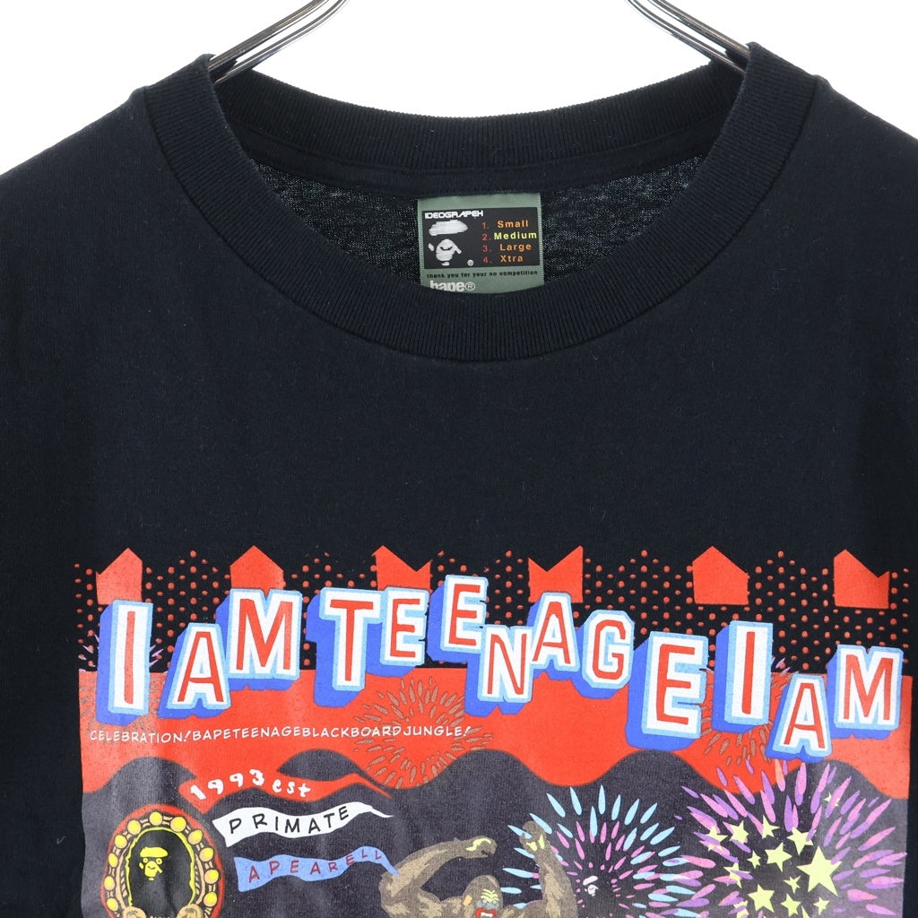 A BATHING APE(アベイシングエイプ) 2003年 10Year Anniversary Party Tee 10周年記念 半袖Tシャツ カットソー コットン ブラック