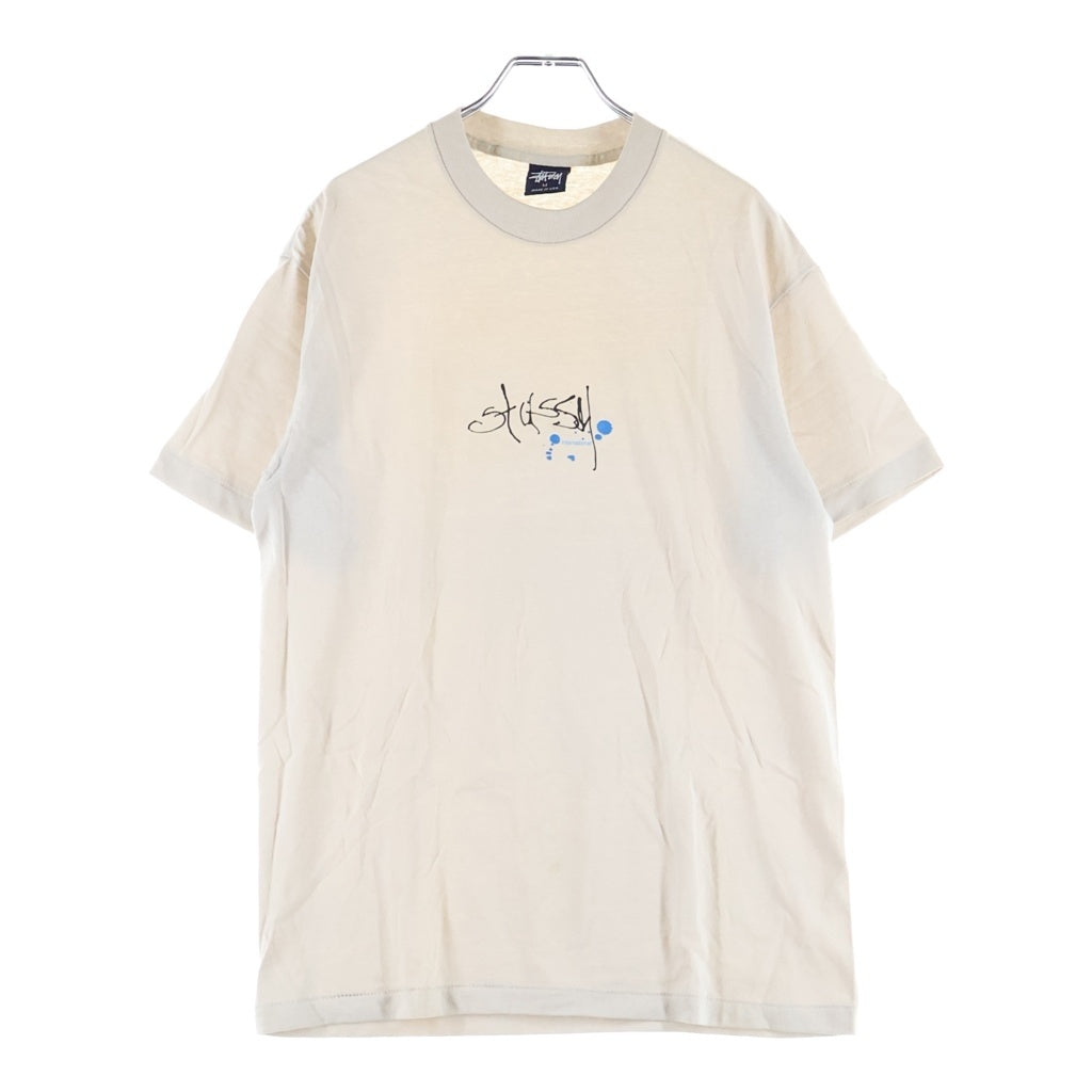 STUSSY(ステューシー) 90s OLD International S/S Tee インターナショナル 半袖Tシャツ カットソー 紺タグ ベージュ